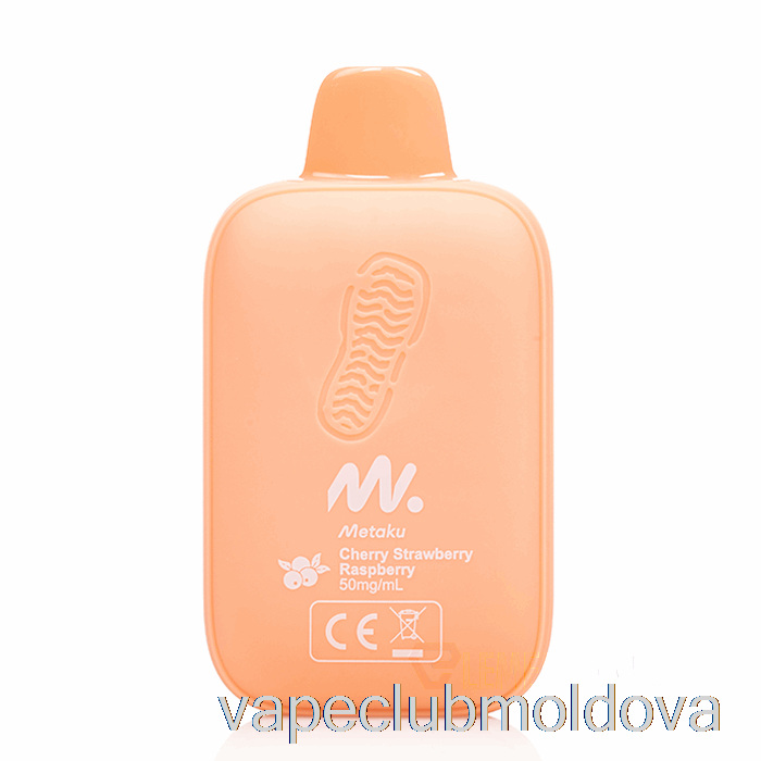 Kit Vape Pod Metaku Moonwalk 9000 De Unică Folosință Cireș, Căpșuni, Zmeură